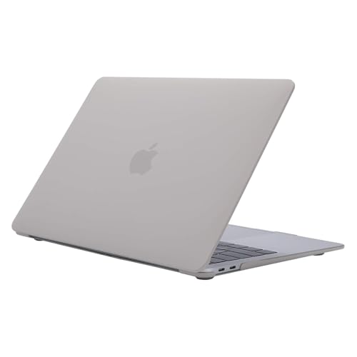 Image of Case Compatible with MacBook Air 13 inch, 2020 2019 2018 A2337 M1 A2179 A1932Plastic Hard Shell Cover Case, Cream Grey