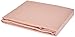 Soleil d'Ocre 213827 Drap Plat 57 Fils Coton Uni Rose 180 x 290 cm