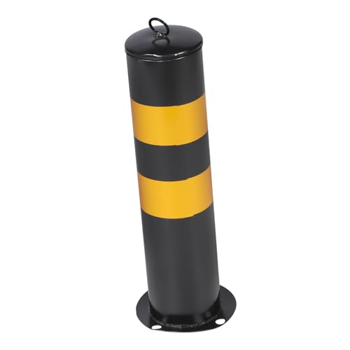 Barrière d'allée en acier laminé à froid jaune pour parking commercial