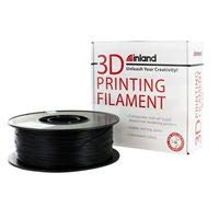INLAND Micro Center TPU Filament, Black TPU 3D Printer Filament, Shore 95A Flexible Filament, Dimensional Accuracy +/- 0.03 mm - 1kg Cardboard Spool (2.2 lbs)