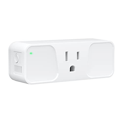 Image of Smart Plug 1 Pack Milfra 2.4GHz WiFi Smart Plug Smart Home Wi-Fi Outlet Compatible with Alexa Google Assistant