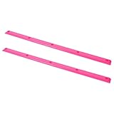 ABOOFAN Protectores de Rieles para Patinetas Rosa Tiras Anticolisión Dobles para Skate y Longboard Accesorios para Patinetas 2 Piezas Protección Resistente para Bordes y Absorción de