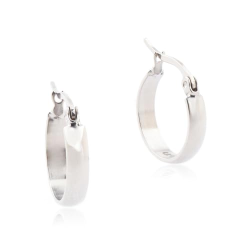 Boucles d'oreilles créoles magnétiques acier inoxydable femme bijou oreille non percée tendance