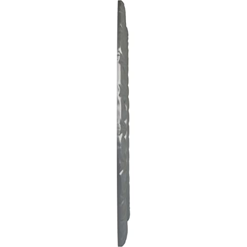 Image of Ekena Millwork CM10CLSLS 10-5 /8 inch x 5-3 /4 inch x 1 /2 inch Claremont Ceiling Medallion, Silver