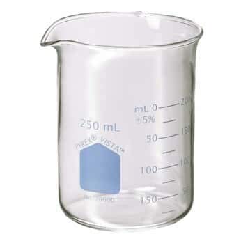 PyrexVista 70000-400 Griffin Style Beakers, 400 mL 12/pk