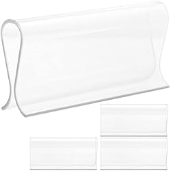 Persianas Transparentes Enrollables DOITOOL 4 Piezas R De Clip Bajar Persianas para Ventanas Persianas Enrollables para Ventanas Cortinas Enrollables para Ventanas Cortinas Transparentes Rodillo El Plastico Carrete Familiar