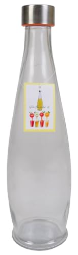 1L Botella de Vidrio con Tapón de Rosca Botella Cierre Roscado Jugo Most Botella Nuevo