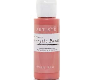 Dusty Rose Pink docrafts Artiste All Purpose Acrylic Craft Paint - 59ml