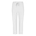 Men's Cotton Linen Pants Summer Fashion Solid Color Loose Comfy Plus Size Wide Leg Sweatpant Elastic Waist Trouser White Medium