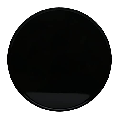 Mimo Style Bandeja Redonda Na Cor Preta, 35cm. Feita Inteiramente de Polipropileno e Possui Acabamen