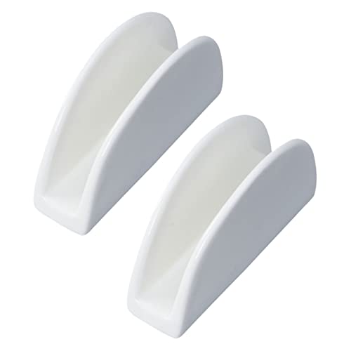 Porte-serviettes blanc céramique support moderne créatif rangement table salle à manger