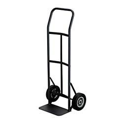 Safco Products Tuff Truck Continuous Handle Hand Truck - 400 lbs. Capacity -Black Powder Coat Finish - with Flow-Back Handle Design - Heavy-Gauge Tubular Steel Frame. for Moving Storage and More #1