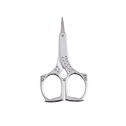 Tijeras artesanales, 1 pieza, tijeras for pelo de nariz y cejas, cortador de herramientas pequeñas for uñas, pinzas de recorte de manicura, herramientas de maquillaje y belleza, tijeras