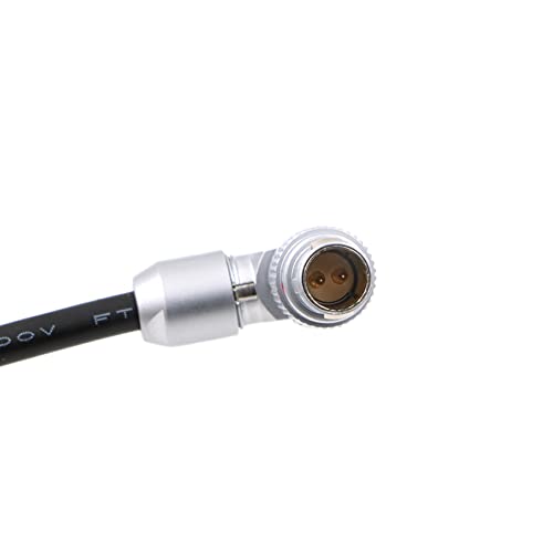 Alvin's Cables Z CAM E2 Flagship Cable for Atomos Shinobi Ninja V OSEE G7 Monitor Rotatable Right Angle 2 Pin Male to Lock DC Cord for Z CAM E2-S6 E2-F6 E2-F8 40CM - Image 3