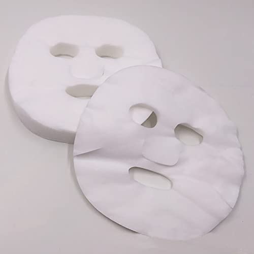 Cchude 100 Pcs White Diy Pre-Cut Facial Mask Facial Paper Sheet Natural Spa Skin Care Skin Fiber Paper #TOP4