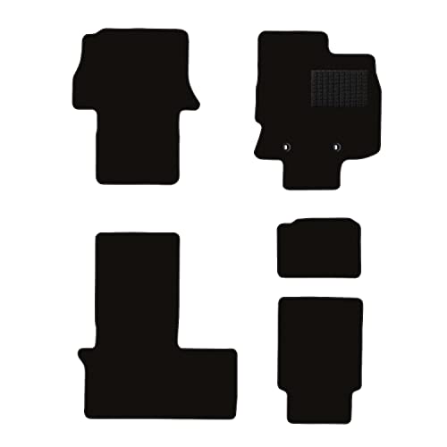 Aviles ダイハツ 新型 タント LA650S LA660S フロアマット【16色から選択】(前期運転席ロングスライド有,01:無地 × ブラック)