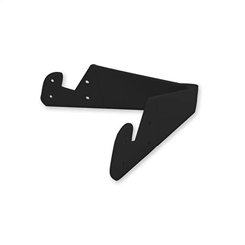 EUROXANTY 折りたたみ携帯電話ホルダー |安定したサポート | 90°までの角度 | 99% のモデルと互換性 |エクストラフラットとポケット | 11x2cm |黒