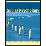 Hardcover Social Psychology Book
