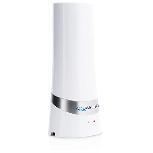 Aquasure Dash Series Countertop Drinking Water Filtration System with 0.5 Micron Micro-Ceramic Carbon Block (White)