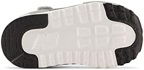 New Balance Kid's 515 V1 New-b Hook and Loop Sneaker, Slate Grey/White, 8 Wide Toddler - 5