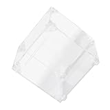 BCOATH Caja de Ahorro Transparente Acrílica Desmontable para Adultos Hucha con Ranura y Apertura Flexible Resistente para Propinas Donaciones y Uso Doméstico Oficina o Restaurante