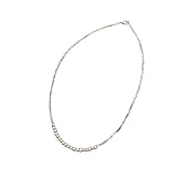 Joyería Plata de Ley 925 Colgante de Oro para Mujer Collar de Piedra Irregular