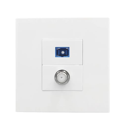 Prise fibre optique SC UPC pour supprimer les cables TV numerique