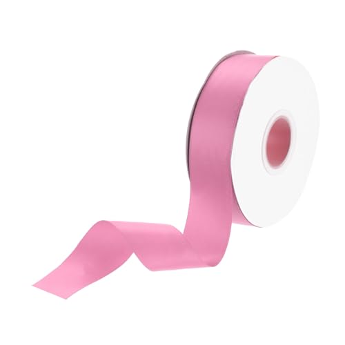 DMiotech 1 inch 50 Yards Satin Ribbon Thin Double Face Fabric Pink