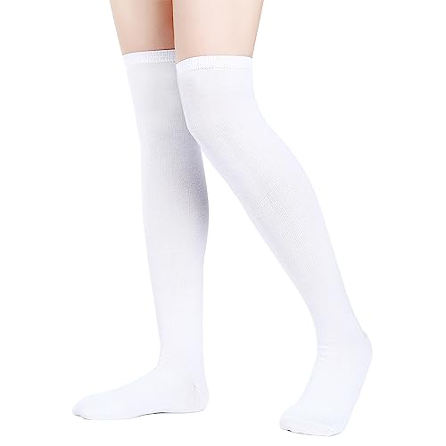SATINIOR Women Knee Socks High Halloween Socks High Thigh Stockings for Cosplay Party