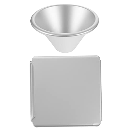 NAMOARLY Diy Baking Tool Reusable Cone Shape Pudding Molds Cake Baking Mold with Lid