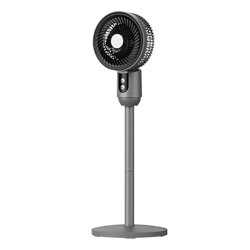 Ventilador Oscilante - Poderoso Ventilador De Pedestal De Pie | Altura Ajustable 3 Velocidades Refrigerador De Aire De Enfriamiento Tranquilo Para El Hogar, Dormitorio, Salas De Estar, Oficina, Aparta