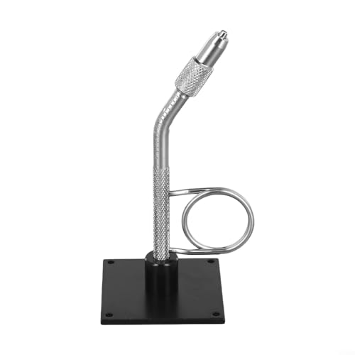 Portable Fly Tying Vise with Base Mini Travel Fly Tying Tool Alloy Steel Fishing Equipment, Pocket Size Vise for Fly Fishing, 4-3/4