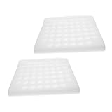 CONGARTENO 2 piezas Bandeja de Espuma Reutilizable para Huevos de Codorniz Celdas Soporte Resistente y Ligero para Protección y Almacenamiento Cocina y Refrigerador