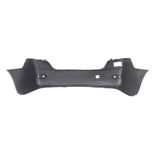 Image of FitParts Compatible with Nissan Sentra 2013-2015 Rear Bumper Cover | Primed, Without Parking Sensor Holes, Sedan, Ready to Paint, OEM 850223SH0J, NI1100292