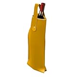 Bolsa de vino de cuero | Bolsa de vino - Bolsa de cuero reutilizable para botella de cerveza champán para cumpleaños, Amarillo, Refer to description, Unisex