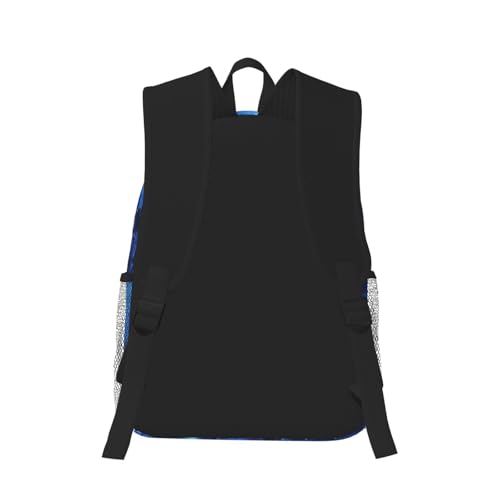 Sac à dos imperméable bleu pour protéger ordinateur et cours - 2