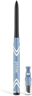 PRIME PROMETICS PrimeEyes Glide Eyeliner for Mature Women – Water-Resistant, Long-Stay and Mess-Proof – Gel Cream Texture, Discreet Sharpener and Effective Smudger (Black)