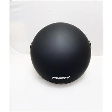 Casco Jet negro mate ECE 22.06 Clase A talla L con pantalla antiarañazos para FXLR 4