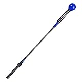 Greatlizard Golf Swing Trainer Aid, Golf Swing Training, Golf Training Aid, Golf Training Sticks, Golf Warm-ups Tool, Golf Swing Aid for Strength, Rhythm, and Speed (48'-RH, Blue)