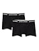 Produktbild JACK&JONES Men's JACBENTO Organic Trunks 2 Pack Boxershorts, Black/Pack:Black, XXL