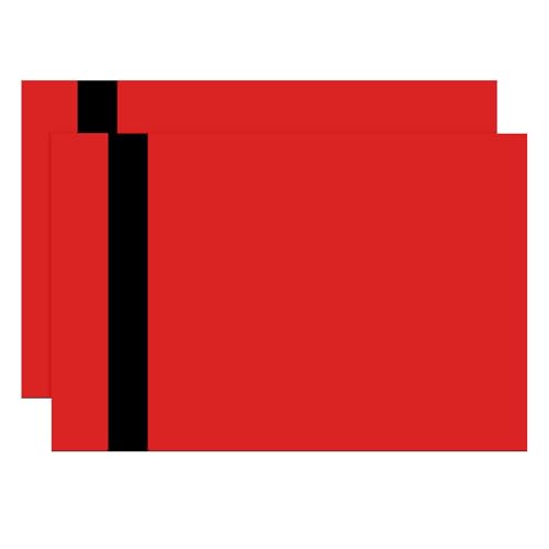 Plaque gravure laser ABS double couleur rouge noire PATIKIL pour marquage net et découpe facile