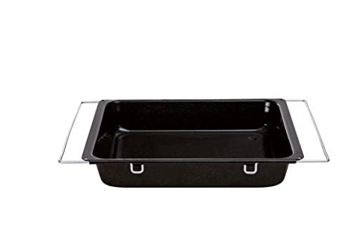 Riess, 0408-022 Multiflex High Baking Tray, Classic Baking Moulds, Dimensions 41-5 x 33 cm, Height 7.0 cm, Enamel, Black - Image 3
