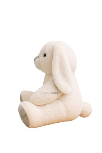 Image of Paw Rabbit Soft Toy for Girls Boys Kids,White,Rabbit Bunny Animal Plush Stuffed Baby Teddy Gift Birthday, 30 cm