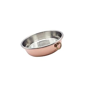 100% Made in Italy – Copper Cake Pan – 9,4 x 2,5 inch 2 L – Round Cake pan – Tinned Copper Pie Pan – Deep Pie Pan – Tray for Oven – Baking pan – Handmade cookware