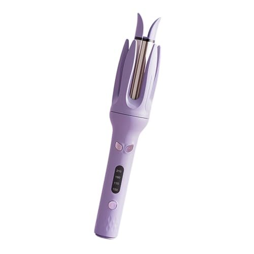 Image of 28mm Automatic Hair Curler Self Rotating Curling Iron for Ladies Girls Women violet