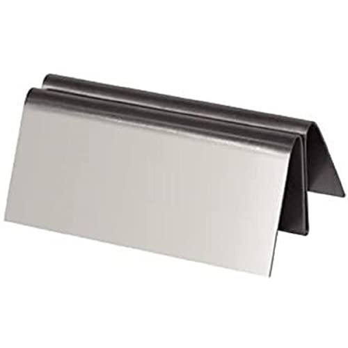 Stainless Steel Menu Holder Leaflet Board Restaurant Commercial 30X80X50mm