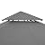 Yaheetech Gazebo for Patios 11x11 - Outdoor Powder-coated Steel Frame Gazebo, Double Roofs Grill Gazebo BBQ Pavilion, Water-resistant, for Lawn/Backyard/Garden/Deck, Dark Gray