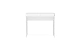 Polifurniture Tijuca Two Drawer Compact Student Desk, White