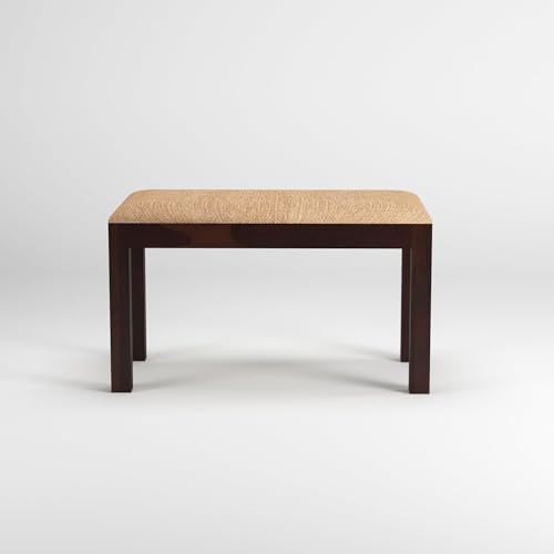 Image of 2 Seater Seating Bench for Home & Office l Daining Table Bench l Multipurpose Seating Bench for Indoor & Outdoor, Balcouny, Waiting Room Bench l Easy DIY l Walnut Finish l 36x14.5x17.5
