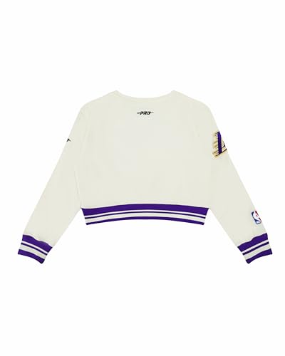 Image of Pro Standard Big Girls NBA Retro Classics Fleece Crewneck Sweatshirt